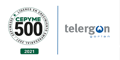 Telergon has been selected as a CEPYME500 company, leader in business growth